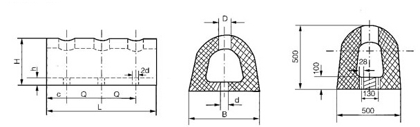 D Type Rubber Fender