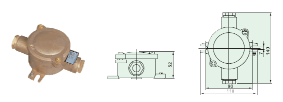 Marine Brass Junction Box