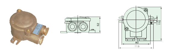 Marine Brass Junction Box