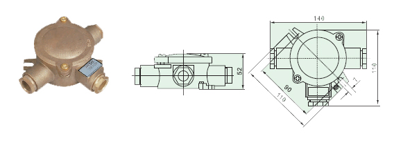 Marine Brass Junction Box