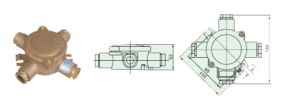 Marine Brass Junction Box
