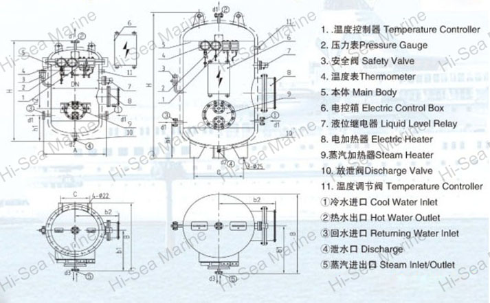 DRG Series Electric Heating Calorifier