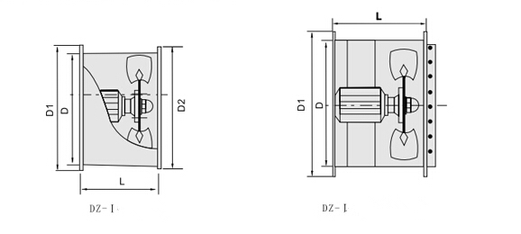 DZ Low-nosie Explosion-proof Axial Flow Fan