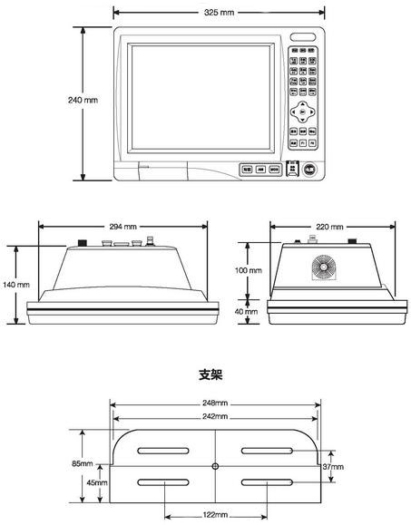 10.4-inch TFT LCD Class-B Marine AIS