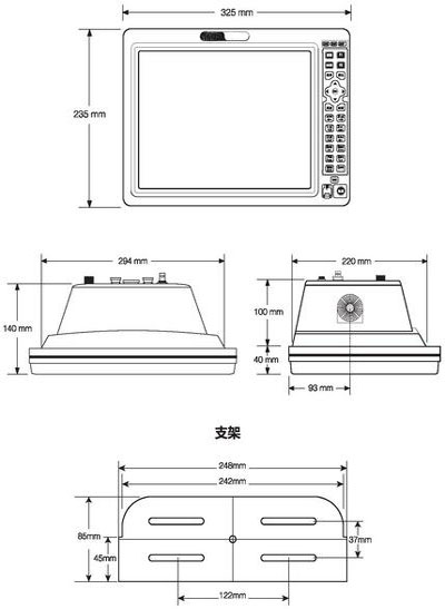 12.1-inch Class-B Marine AIS Transponder