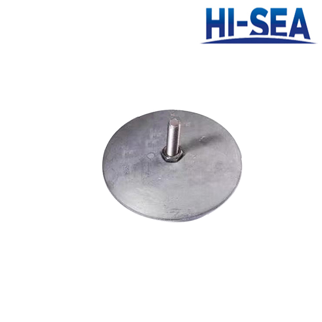 Disc Type Aluminum Sacrificial Anode