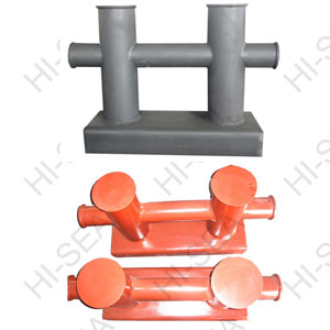 Double cruciform bollards cross bitt