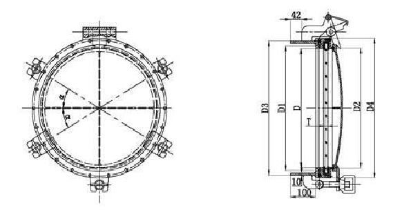 A0 Fire Proof Porthole for Ship
