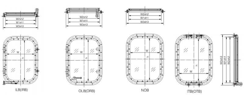 Marine Ordinary Rectangular Window 
