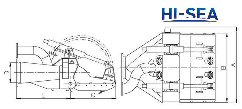 Dredge Heavy Duty Active Drag Head for TSHD Dredger