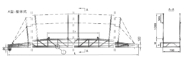 Fully-fixed Type Marine Aluminum Alloy Wharf Ladder