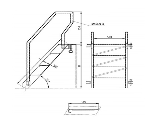 Steel Bulwark Ladder