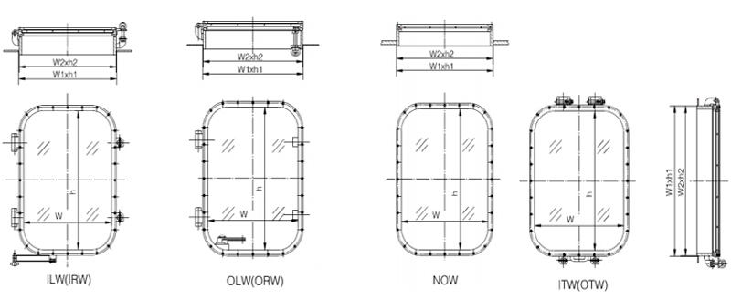 Marine Ordinary Rectangular Window 