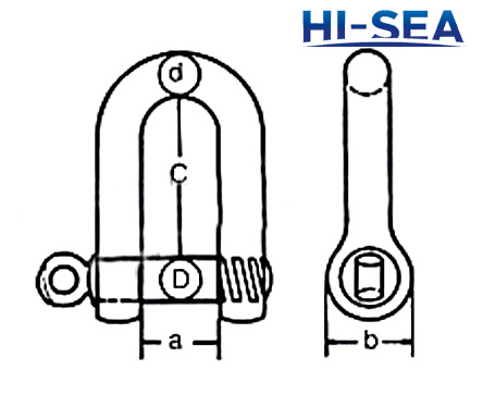 European Type Dee Shackle