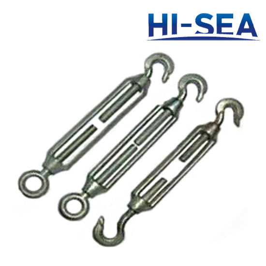European Type Galvanized Carbon Steel Turnbuckle