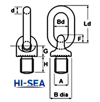 Eye Bolt with Oval Link BS4278