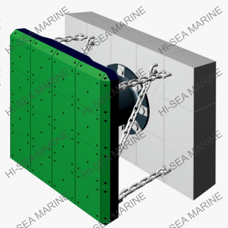 Marine fender PE pad