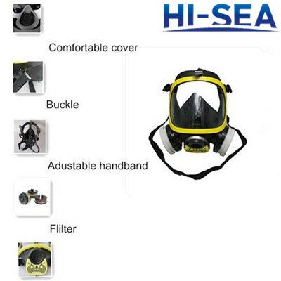 Firefighting Full Face  Gas Mask