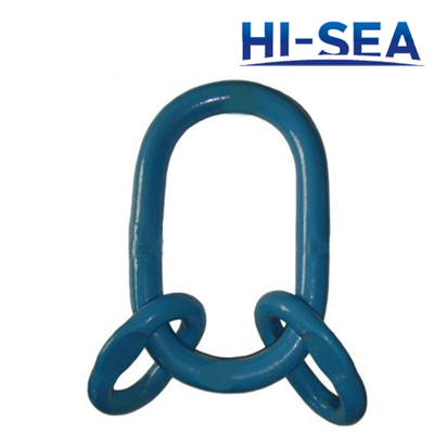 G100 Welded Master Link Assembly with Flat