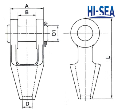 G416 Open Spelter Socket