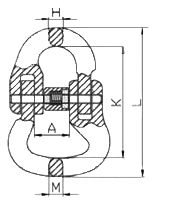 G80 Special Webbing Connecting Link
