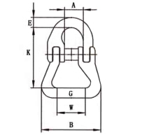 G80 Webbing Connecting Link