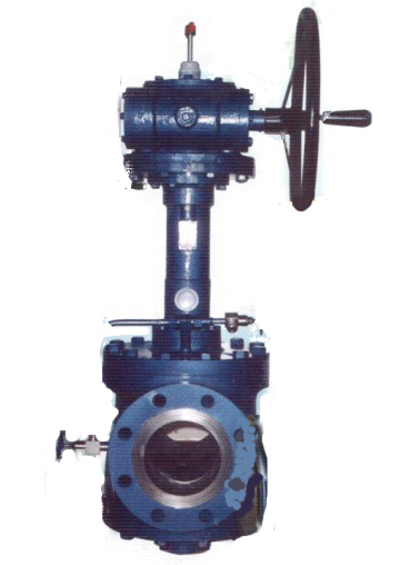 Worn Gear Operated Gas Valve
