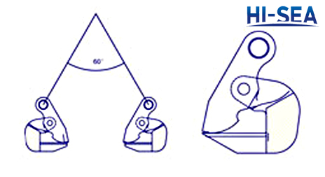 H Type Horizontal Lifting Clamp
