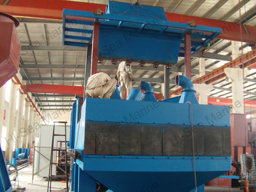 Steel Plate Shot Blasting Painting Machine System