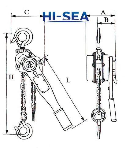 HSH Series Manual Lever Chain Block