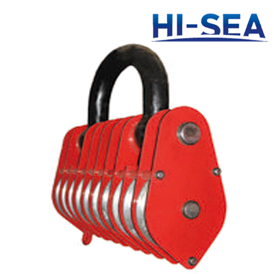 Heavy Duty 10 Wheels Pulley Block