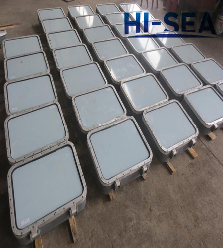 Marine Hinged Rectangular Window