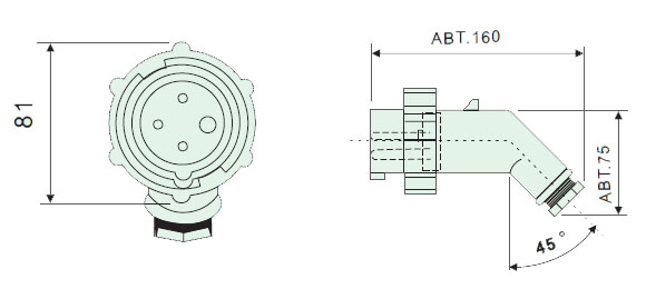 IEC Marine Watertight Plug