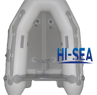 Inflatable sport boat with VIB floor