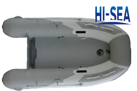 Inflatable boat with airmat floor