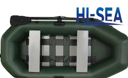 Inflatable boat with slatted floor