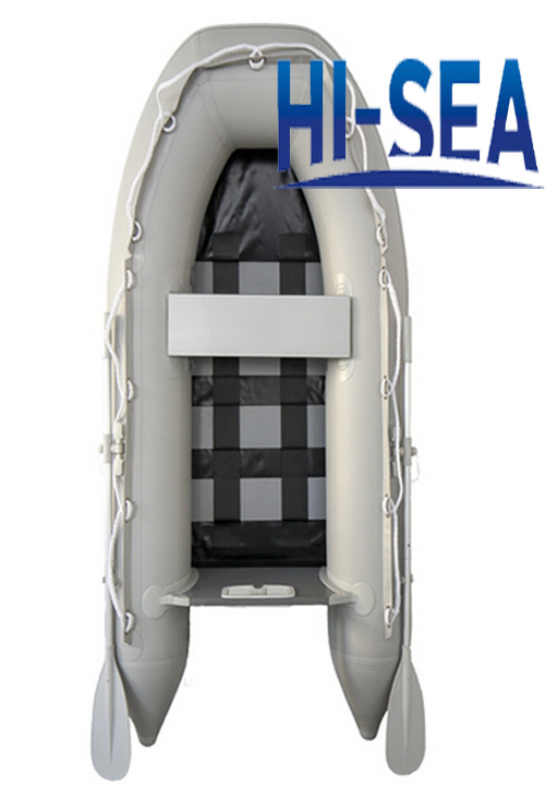 Inflatable boat with slatted floor