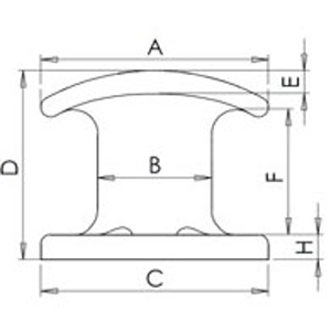J type dock bollards