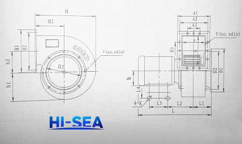JCL(CLQ) Marine Centrifugal Fan