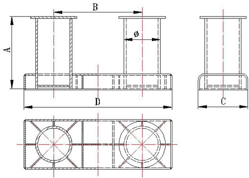 JIS F2001-1990 Bollard