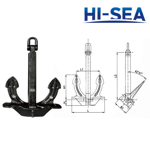 Marine Stockless Anchor
