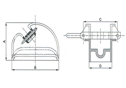 JIS F2015 Cast Steel Chain Stopper