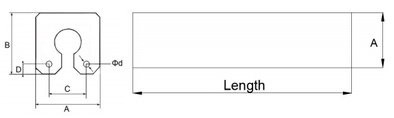 Keyhole Rubber Fender
