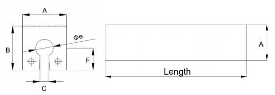 Keyhole Rubber Fender