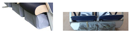 Marine Passenger Seats with Aluminum Alloy Beam