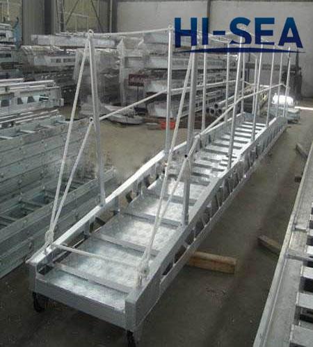 Detachable Type Vessel Aluminum Alloy Wharf Ladder