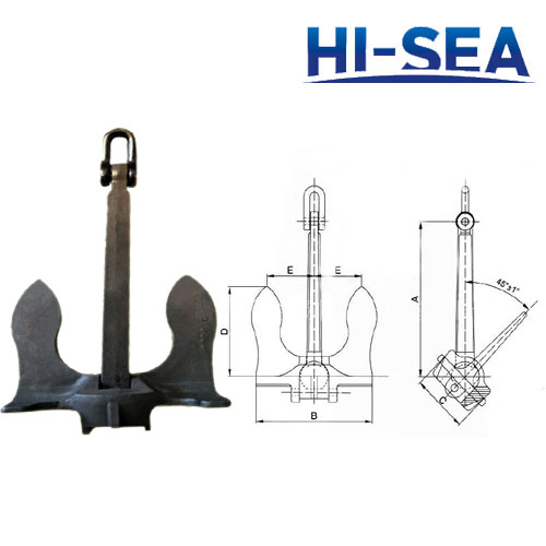 Marine Stockless Anchor