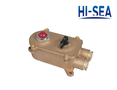 Marine Brass Switch with Indicator Light 
