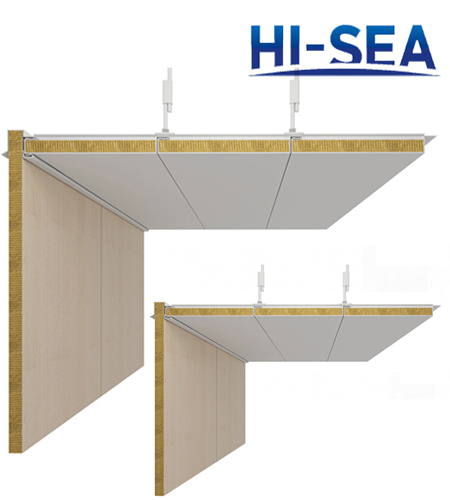 Type D Continuous Composite Rock Wool Ceiling