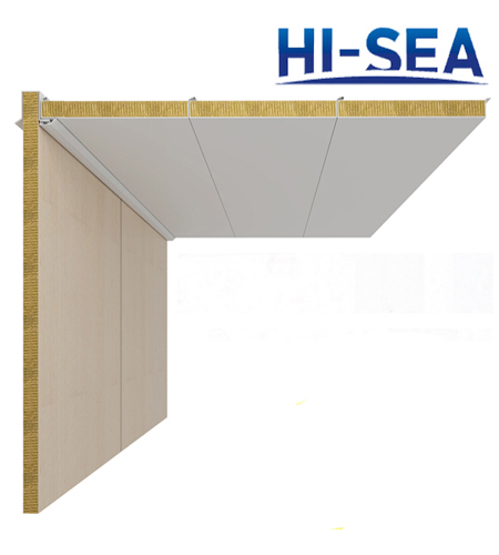 Type P Continuous Composite Rock Wool Ceiling